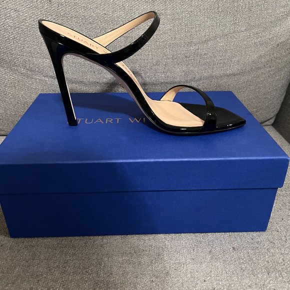 Stuart Weitzman Aleena 100 Black - Picture 12 of 13